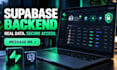 build your supabase backend, auth, database and rls