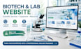 build a biotech website for labs and scientific services