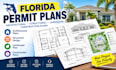 permit florida architect set structural design landscape plan construction plan