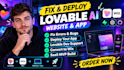 build fix deploy lovable ai website app lovable dev, lovable to wix, saas mvp
