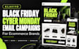 create black friday cyber monday email campaigns in klaviyo