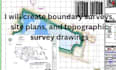 create boundary surveys, site plans, and topographic survey drawing