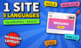 build a multilingual squarespace website with weglot