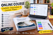 create online course content, curriculum and lesson plans