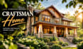 design craftsman front porch and patio 3d rendering