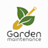create a garden tool brand logo with a rugged utility icon