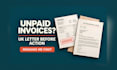 draft a UK letter before action for unpaid invoices