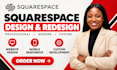build squarespace website design, redesign squarespace website development
