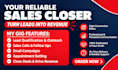 be your high ticket sales closer and b2b sales representative