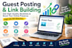 provide guest posting and link building services