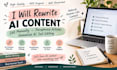 rewrite ai content, edit manually paraphrase articles, humanize ai text editing