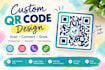 create a custom qr code design with your logo
