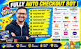 auto checkout bot, pokemon bot, lazada bot, purchase bot, restock bot, kmart bot