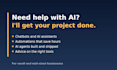 help your small business with ai projects