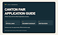 guide your canton fair buyer badge application