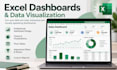 create interactive excel dashboards and data visualizations