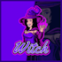do modern wonderful witch logo design