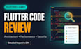 do a flutter code review and app architecture audit