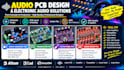 design audio pcb, amplifier, preamplifier pcb, guitar pedal pcb, audio mixer pcb