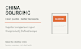 compare china supplier quotes and prepare a sourcing report