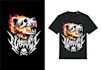 create any goth rock design ready to be screen printed