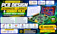 make schematic pcb design and pcb layout gerber files in altium kicad easyeda