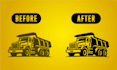 recreate logo or image to vector