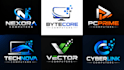 design a professional technology, IT, computer repair, software computer logo