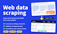 scrape website data with python and deliver clean CSV, excel or json