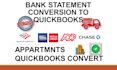 convert bank statement to quickbooks entries