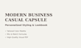 design a personalized capsule wardrobe and visual look book