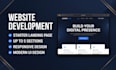 do website development as full stack web developer, backend frontend developer
