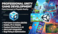develop custom 2d and 3d games in unity engine