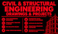 do civil and structure engineering drawings and projects