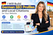 build german SEO profiles and local citations for your website