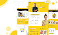 create an online course website and e learning website with lms