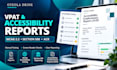 create a vpat acr report for wcag and section 508