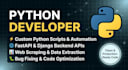 create custom python scripts automation and fastapi backends
