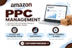 do amazon PPC  management, amazon ads campaign setup and PPC optimization expert