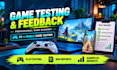 test your PC or mobile game as a game designer