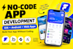 develop no code apps using glide flutterflow mvp adalo workflows client portal