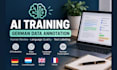 do german ai training and data annotation