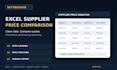 clean and compare supplier price lists in excel