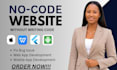 build your no code saas mvp web app with database and automation