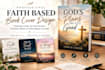design a beautiful faith based book cover or devotional