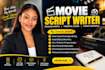 write comedy script, funny screenplay movie script screenwriting film script