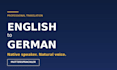 translate english to german as a native speaker