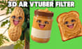 create 3d ar vtuber filter for streamfog in lens