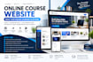 design an online course website and e learning  platform