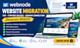 build webnode migration SEO content upload domain connection showcase website
